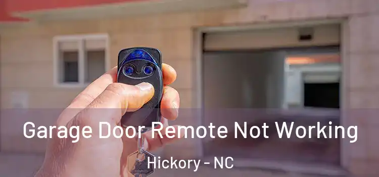  Garage Door Remote Not Working Hickory - NC