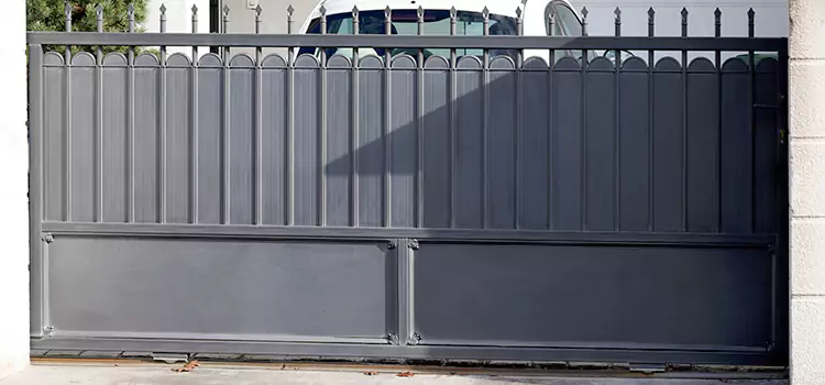 Metal Driveway Gate Installation Hickory